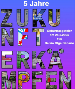 Geburtstagsfeier 5 Jahre Zukunft erkämpfen