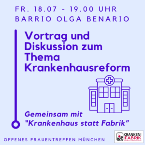 Vortrag zur Krankenhausreform mit „Krankenhaus statt Fabrik“