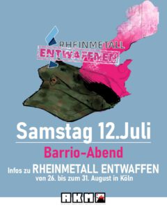 Antimilitaristischer Barrioabend