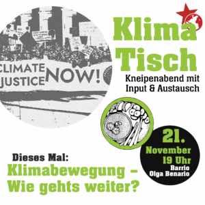 KlimaTisch: Klimabewegung - Wie gehts weiter?