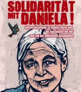 Infoveranstaltung zu Daniela Klette und der Geschichte der RAF